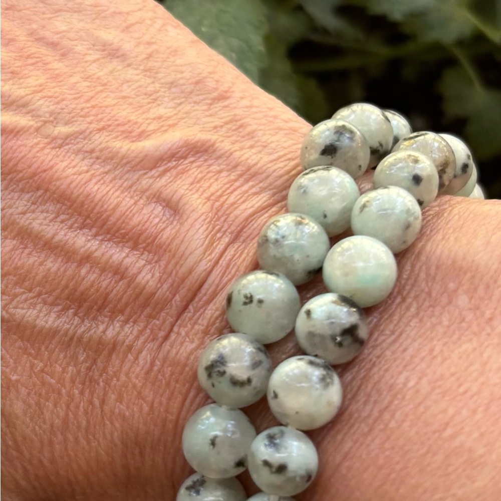 Kiwi Jasper New Handmade Crystal Bracelets
